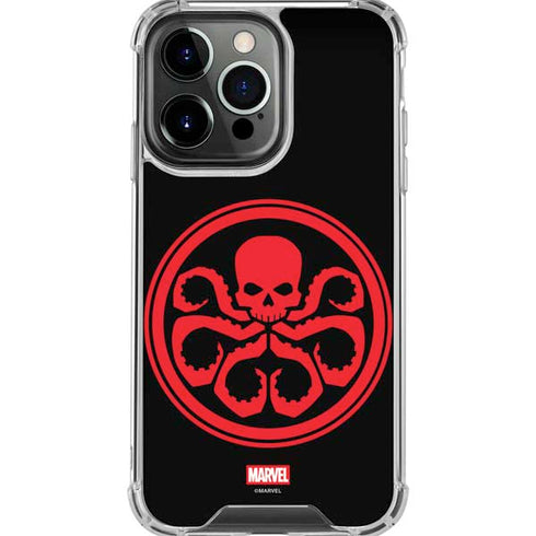 Marvel Captain America Hydra Symbol iPhone 16 Pro Max Clear Case